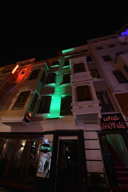 Letter Hotel Istanboel Buitenkant foto